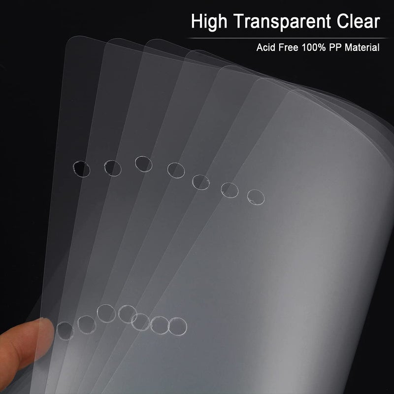 ADVcer 40 Sheets 9.84 x 10.24" Clear Insert Page Protectors Film - Exclusive Customized (NOT Pocket Non-adhesive) Acid Free Flexible Photo Sheet Divider, ONLY match ADVcer 10x10 Photo Album Scrapbooks - Image 3